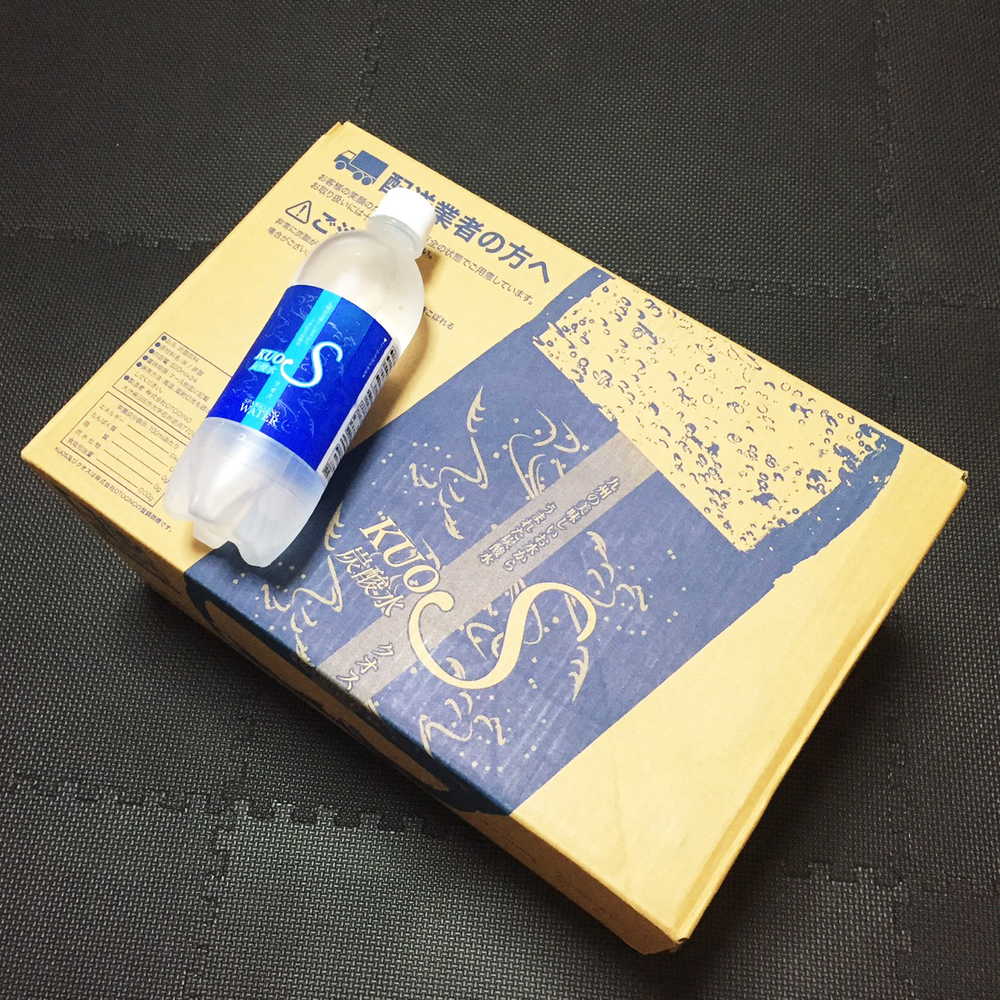 炭酸充填時量5.5GV 強炭酸水 クオス 500ml 24本セット